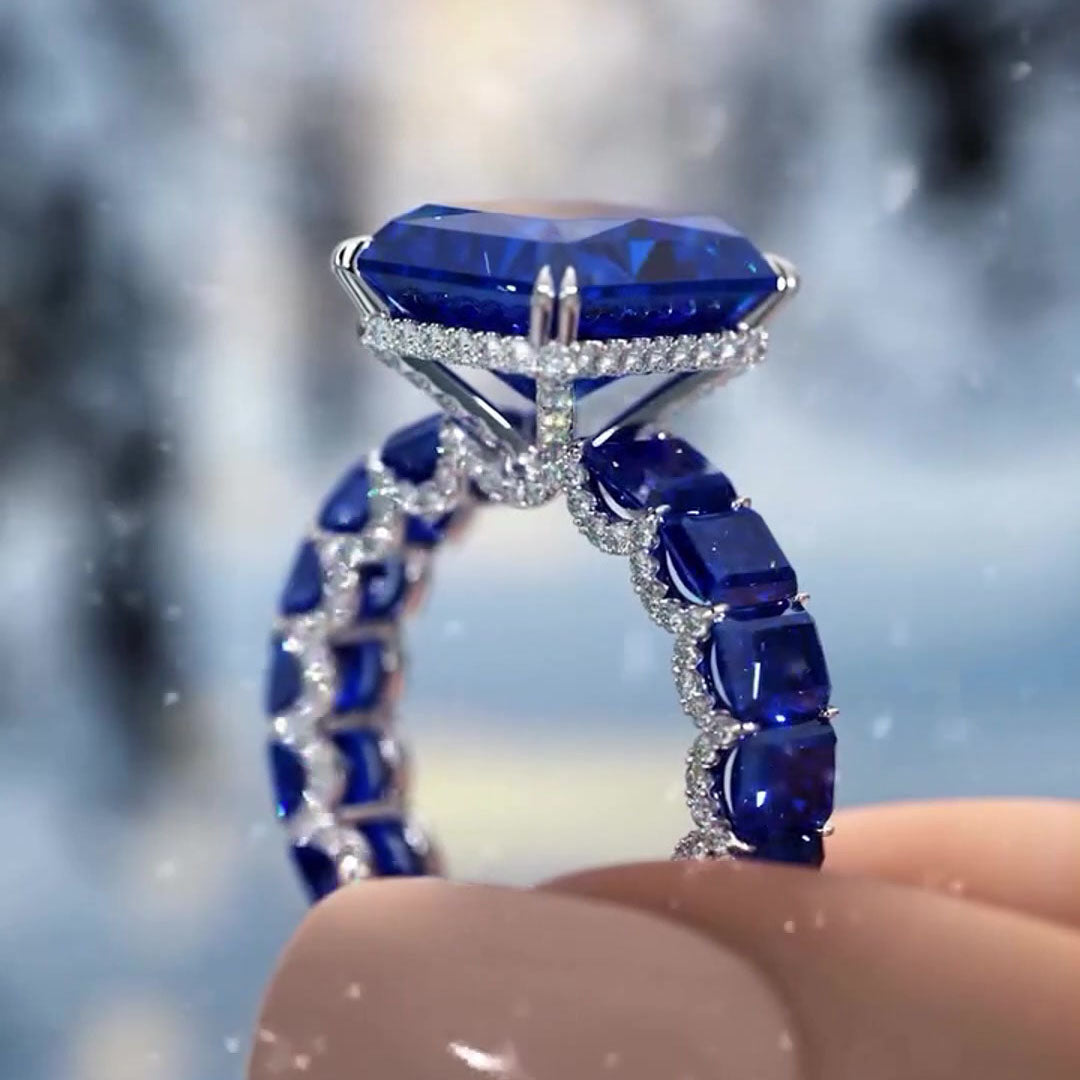 Royal Gemstone Trio – 3 Exquisite Rings By Shinyza®