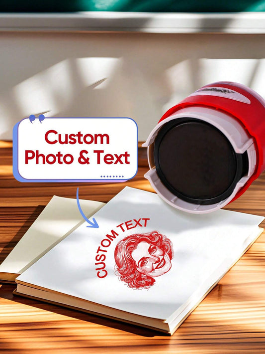 Custom Self Inking Face & Logo Stamp by Vista Wall®