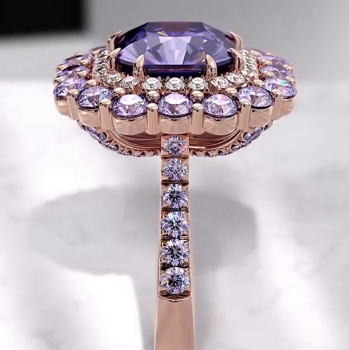 Royal Lavender Gemstone Ring By Vistawall®