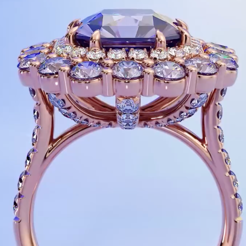 Royal Lavender Gemstone Ring By Vistawall®