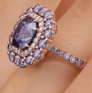 Royal Lavender Gemstone Ring By Vistawall®